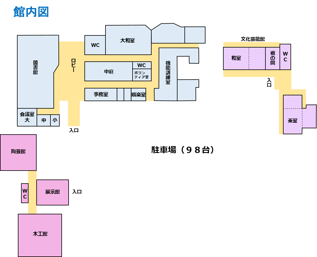 いこいの里　館内図