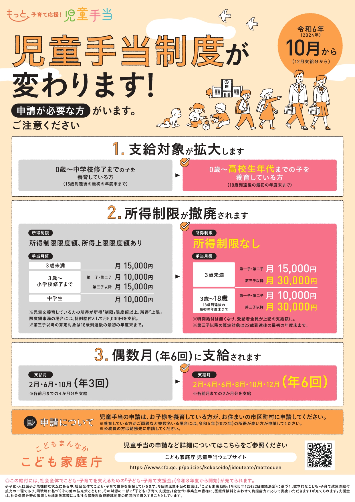 保護者用リーフレット