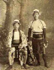 昭和初期の山舁衆の装束