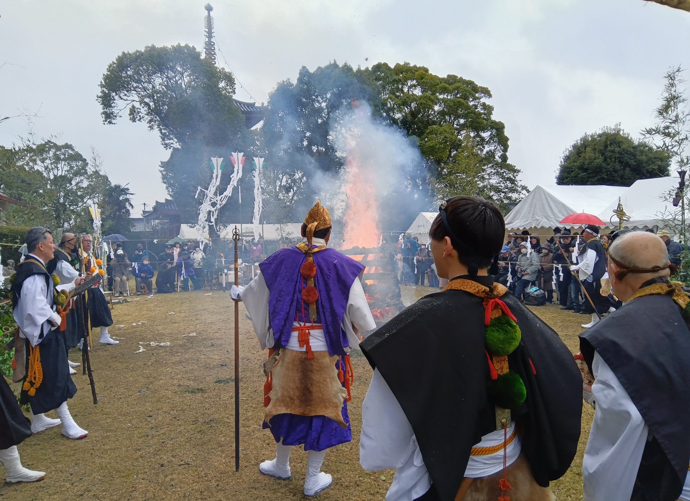 三重塔祭り様子